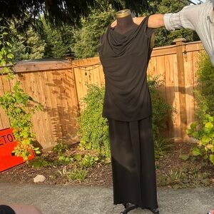 White House Black Market Black dressy one-piece pantsuit